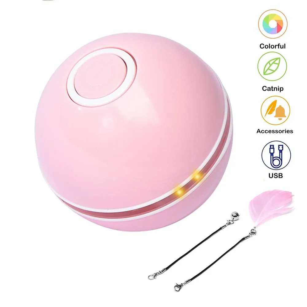 LED Laser Electronic Rolling Pet Funny Cat Toy Ball