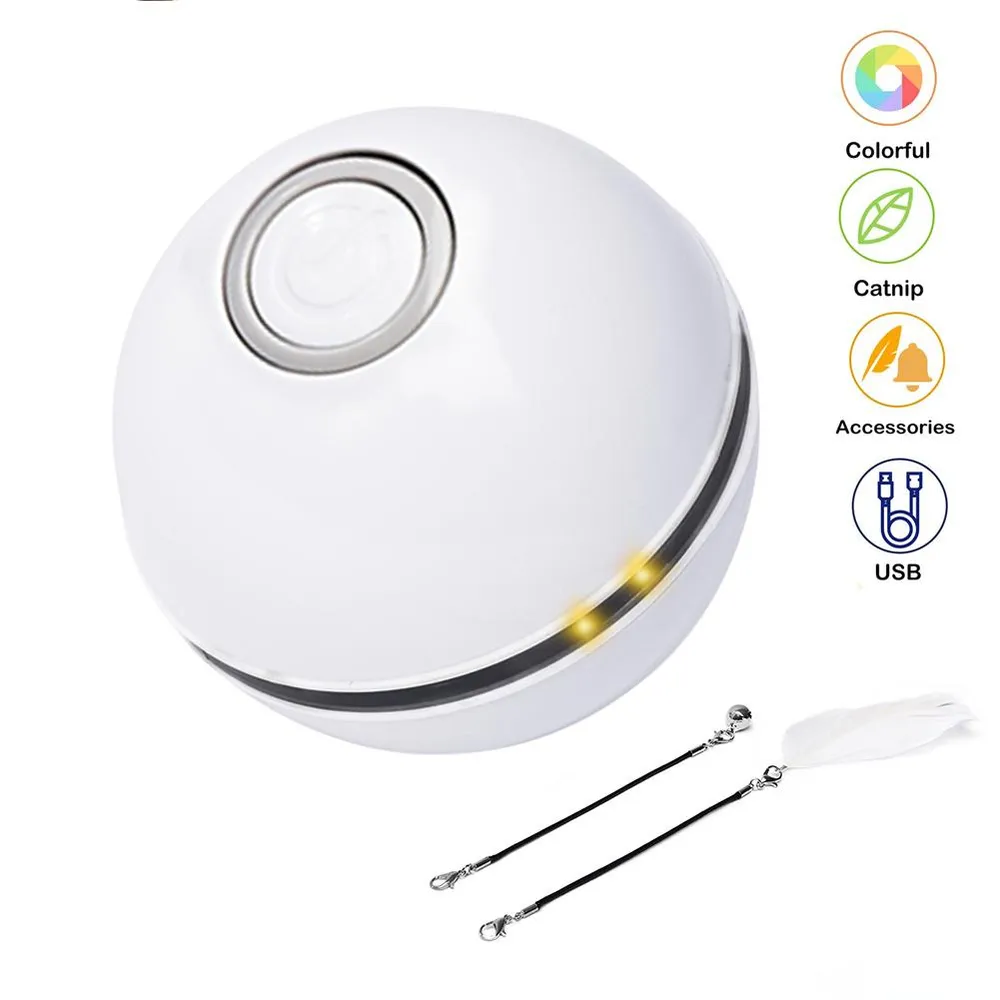 LED Laser Electronic Rolling Pet Funny Cat Toy Ball