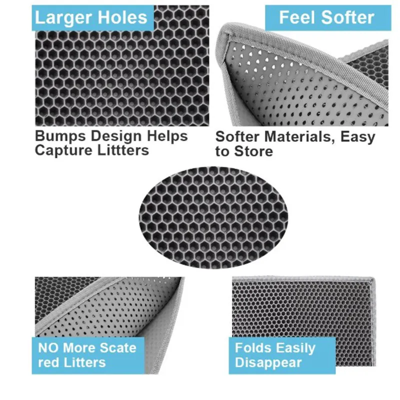 Cat Litter Pad Honeycomb Cat Pad Waterproof Urine Proof Pad Pet Supplies